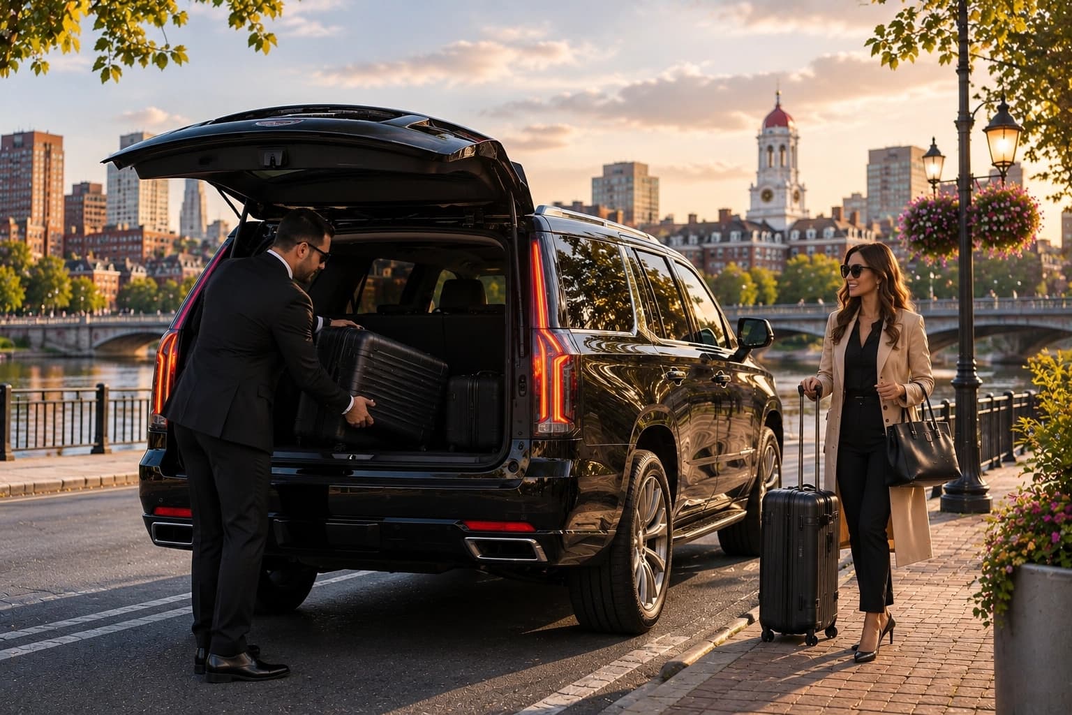 Private chauffeur and airport car service in Cambridge Massachusetts