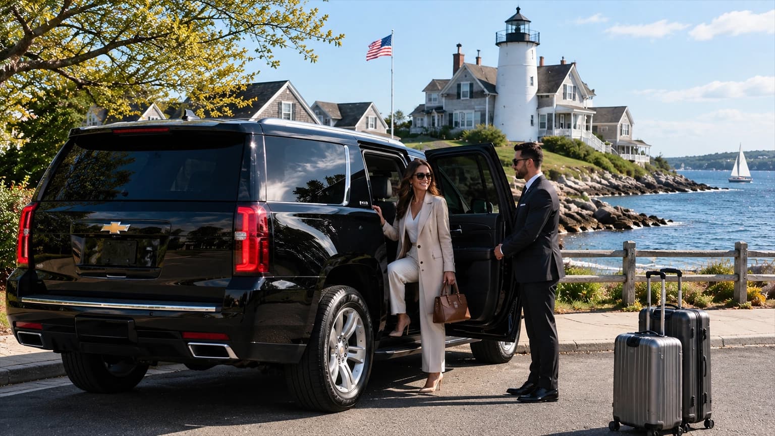 Private car and chauffeur service in Cape Cod Massachusetts
