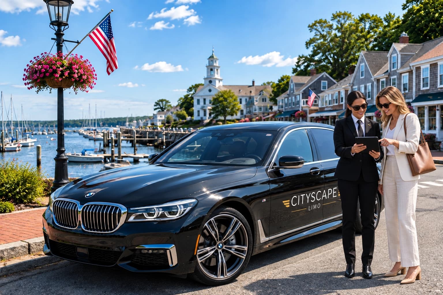 Private car and chauffeur service in Falmouth Massachusetts