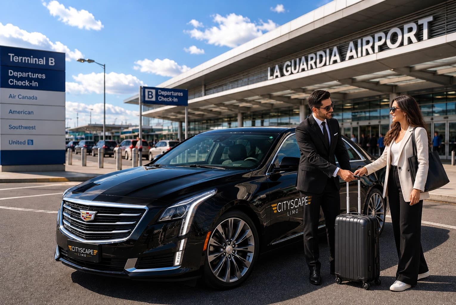 LaGuardia Airport car service by Cityscape Limo