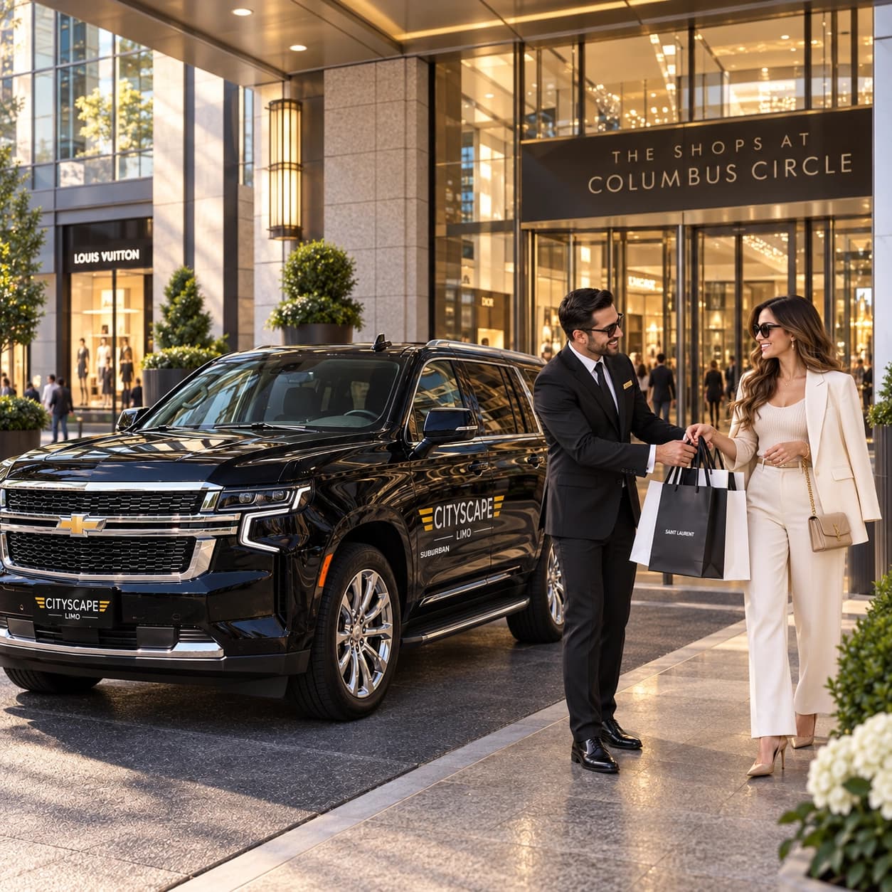 Luxury black car and private chauffeur service in Manhattan New York