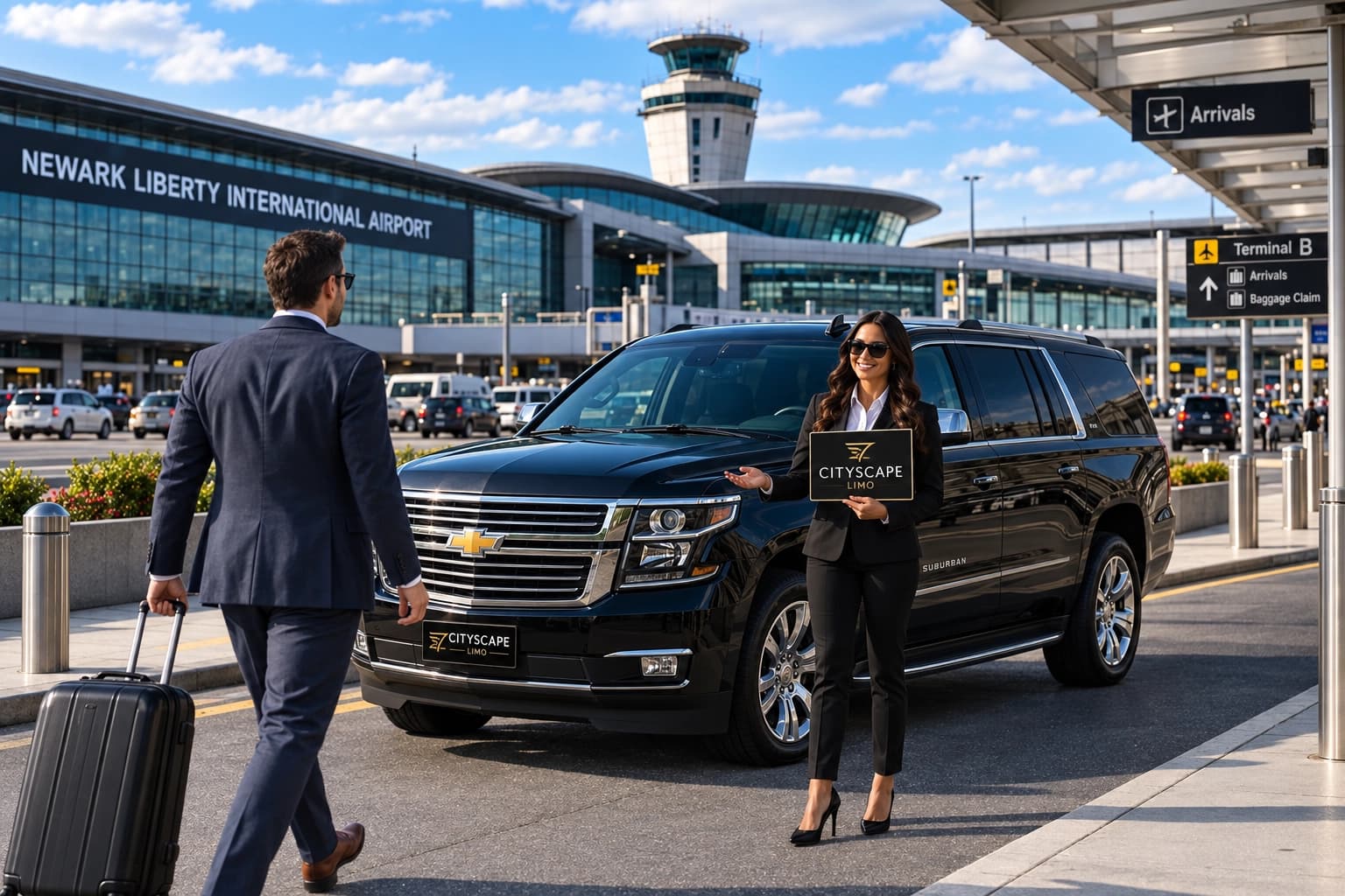 Newark Airport car service by Cityscape Limo