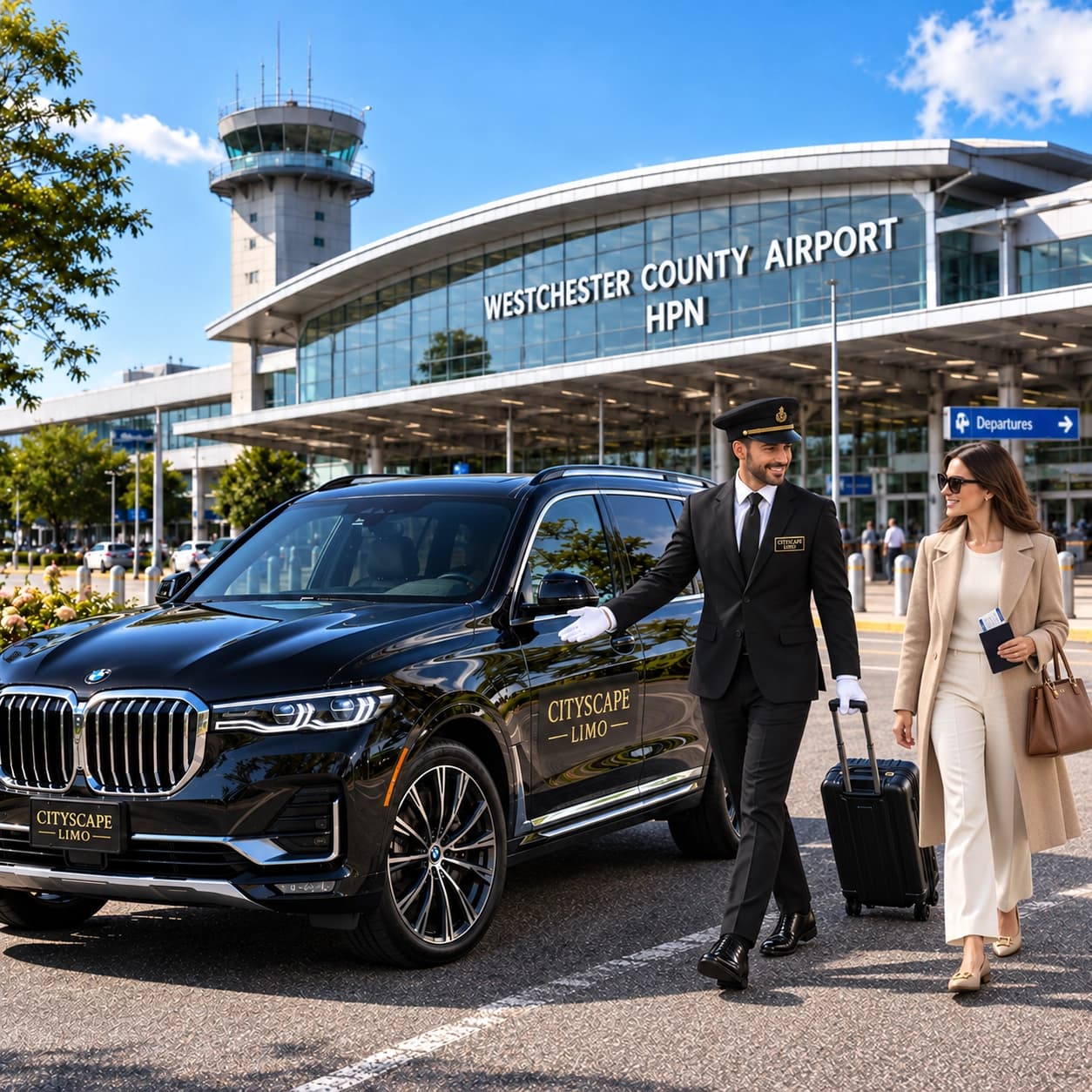 Westchester County Airport HPN car service by Cityscape Limo