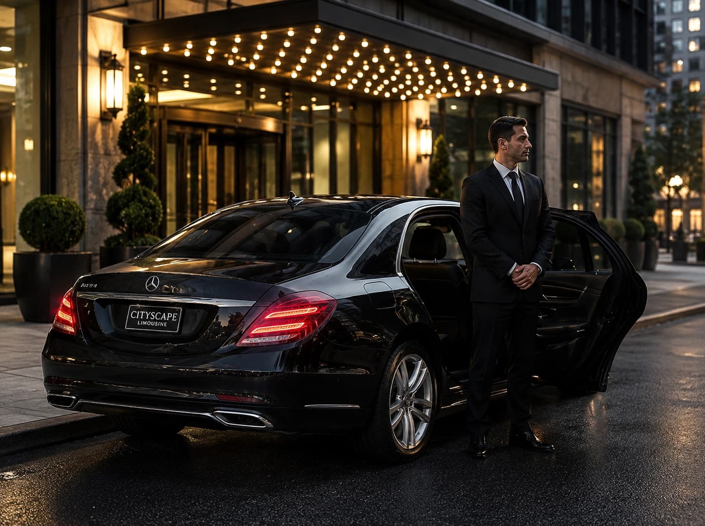 Hourly Chauffeur Service - Cityscape Limo