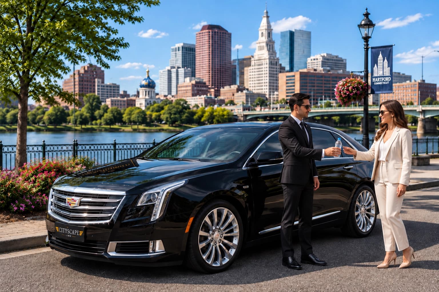 Hartford, CT Cityscape Limo transportation assistance