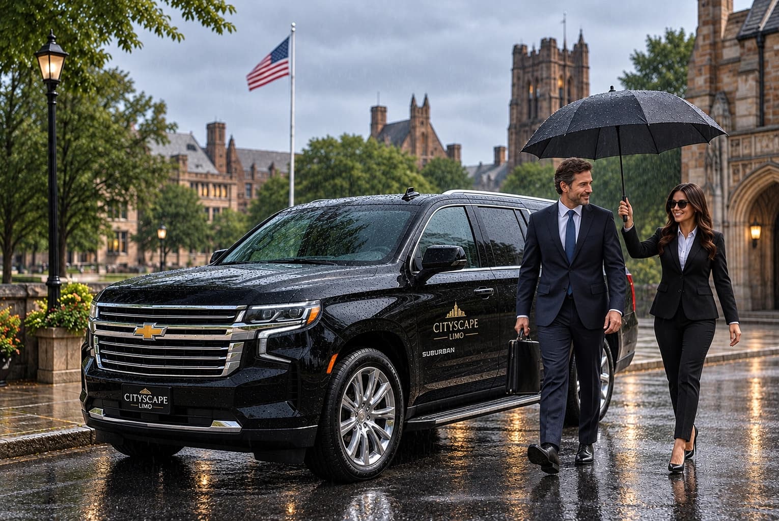 New Haven, CT Cityscape Limo transportation assistance